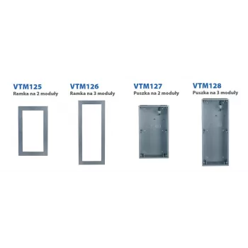 DAHUA VTO4202F-MN modulinė lauko stotelės pagrindinė dalis – 2MP HD kamera, 2 laidų IP, IP65, IK07