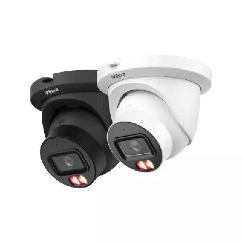 DAHUA WizSense 5 Series 8MP sferinis tinklo fotoaparatas, 2,8 mm fiksuotas objektyvas, juodas, IPC-HDW5859TM-ASE-IL-0280B-BLACK