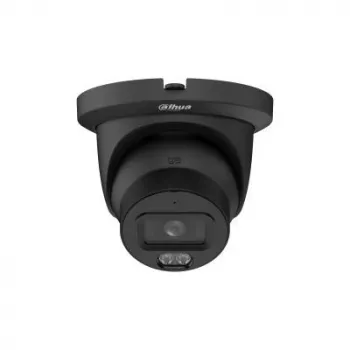 DAHUA WizSense 5 Series 8MP sferinis tinklo fotoaparatas, 2,8 mm fiksuotas objektyvas, juodas, IPC-HDW5859TM-ASE-IL-0280B-BLACK