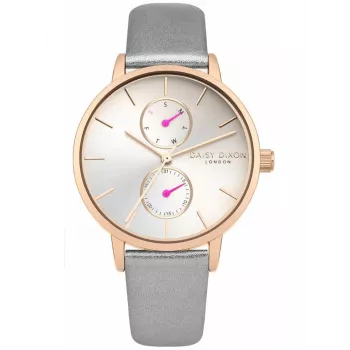 Daisy Dixon moteriškas laikrodis DD086ERG 36mm rožinio aukso ir pilkos spalvos