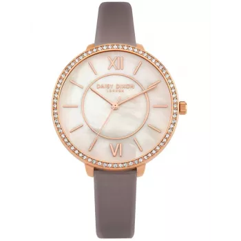 Daisy Dixon moteriškas laikrodis DD088ERG (36 mm) – rožinis auksas ir pilka
