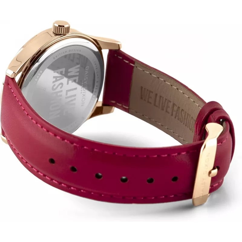 Daisy Dixon Moteriškas laikrodis DD089PRG 36mm Rožinis auksas Rožinė