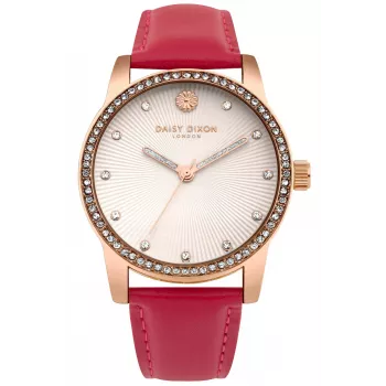 Daisy Dixon Moteriškas laikrodis DD089PRG 36mm Rožinis auksas Rožinė
