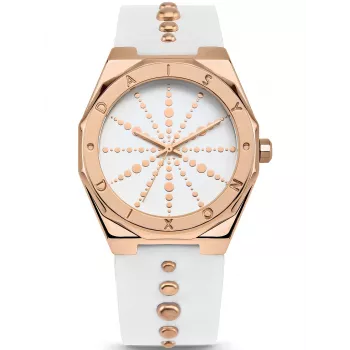 Daisy Dixon moteriškas laikrodis DD138WRG 36mm rožinis auksas pilka