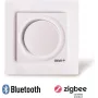 DANFOSS DEVI DEVIreg Display Connect Programuojamas išmanusis termostatas su programėlės valdymu, jutikliniu ekranu, Polar White (RAL 9016)