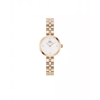 DANIEL WELLINGTON Petite Lumine Moteriškas Laikrodis 22mm Rožinis Auksas Nerūdijančio Plieno Tinklelis DW00100717