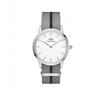 DANIEL WELLINGTON Petite Lumine moteriškas laikrodis 26mm sidabrinis nerūdijančio plieno tinklelis DW00100679