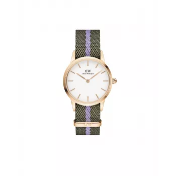DANIEL WELLINGTON Petite Lumine moteriškas laikrodis 28 mm auksinis nerūdijančio plieno tinklelis DW00100680