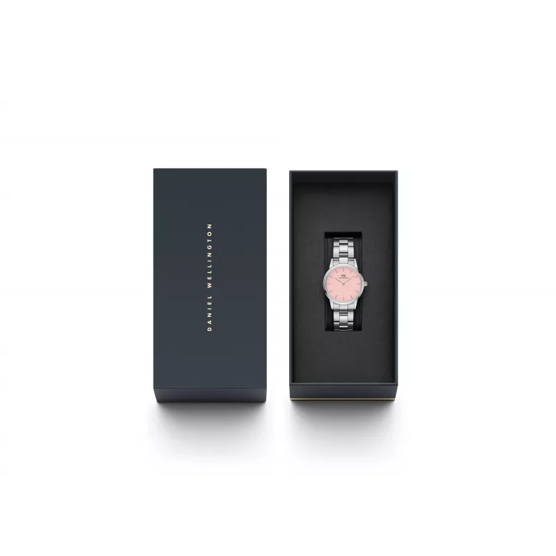 DANIEL WELLINGTON Petite Lumine moteriškas laikrodis 28 mm rožinis auksas DW00100534