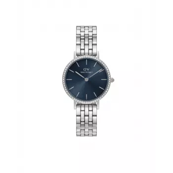 DANIEL WELLINGTON Petite Lumine Moteriškas laikrodis 28mm Sidabrinis Nerūdijantis Plienas DW00100664