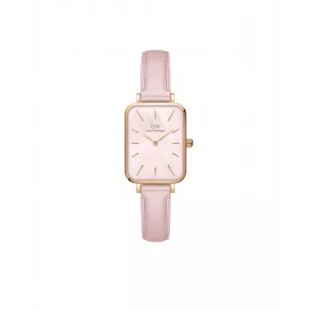 DANIEL WELLINGTON Petite Lumine Moteriškas Laikrodis DW00100636 20mm Rožinio Aukso Tinklelio Apyrankė