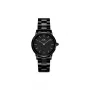 DANIEL WELLINGTON Petite Melrose moteriškas laikrodis 28mm su juodu keramikiniu apyranke DW00100415