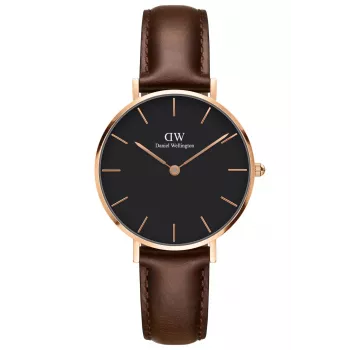 DANIEL WELLINGTON Unisex Laikrodis DW00100165 32mm Rožinis Auksas Nerūdijantis Plienas Tinklelis