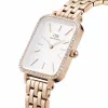 DANIEL WELLINGTON Moteriškas Laikrodis DW00100672 20mm Rožinis Auksas Nerūdijančio Plieno Tinklelis