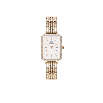 DANIEL WELLINGTON Moteriškas Laikrodis DW00100672 20mm Rožinis Auksas Nerūdijančio Plieno Tinklelis