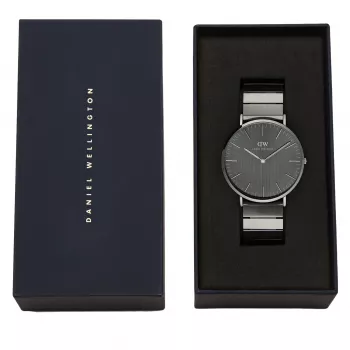 DANIEL WELLINGTON Moteriškas laikrodis DW00100777 40mm Rožinis auksas NATO