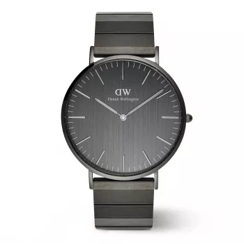 DANIEL WELLINGTON Moteriškas laikrodis DW00100777 40mm Rožinis auksas NATO