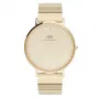 DANIEL WELLINGTON Moteriškas laikrodis DW00100779 40mm Rožinis auksas Juodas NATO