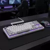 DARK PROJECT ALU87A Daylight mechaninė klaviatūra, G3MS Zircon jungikliai, rusiška klaviatūra, aliuminis, RGB, Hot-Swappable, TKL