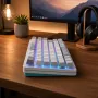 DARK PROJECT ALU87A Daylight mechaninė klaviatūra, G3MS Zircon jungikliai, rusiška klaviatūra, aliuminis, RGB, Hot-Swappable, TKL