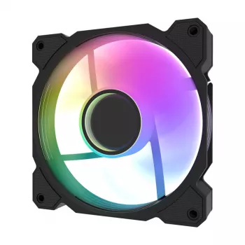 Darkflash DR08 3-in-1 aušinimo ventiliatorių rinkinys (juodas)