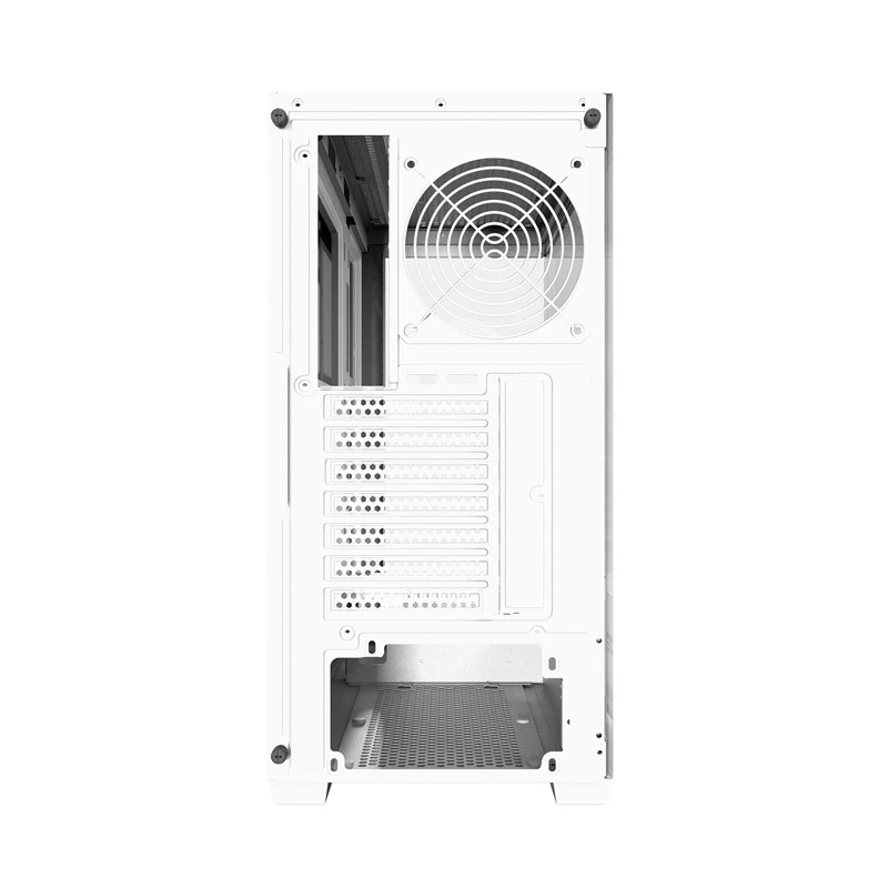 Darkflash DS900W White Mid-Tower kompiuterio korpusas, ATX, grūdintas stiklas, be ventiliatorių | Kur.lt