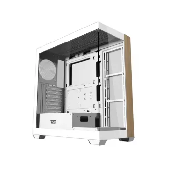 Darkflash DS900W White Mid-Tower kompiuterio korpusas, ATX, grūdintas stiklas, be ventiliatorių | Kur.lt