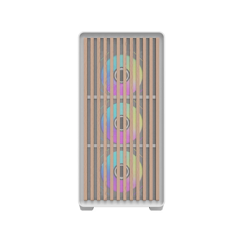 Darkflash DS900WD ATX vidutinio bokšto kompiuterio korpusas (baltas) su 4 ARGB ventiliatoriais ir grūdinto stiklo šonine plokšte