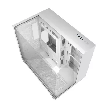 DARKFLASH TH285M White Mid-Tower Computer Case su grūdintu stiklu