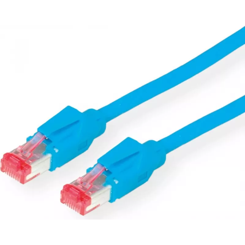 Dätwyler Cat 6 S/FTP LSZH tinklo kabelis, RJ-45 – RJ-45, 3 m, mėlynas 21.05.0034