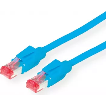 Dätwyler CAT 6 S/FTP tinklo kabelis, RJ-45 vyriškas - RJ-45 vyriškas, 5 m, be halogenų, mėlynas 21.05.0054