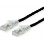 Dätwyler Cat.6 U/UTP LS0H pataisos kabelis, RJ45 AMP v2, juodas, 20 m