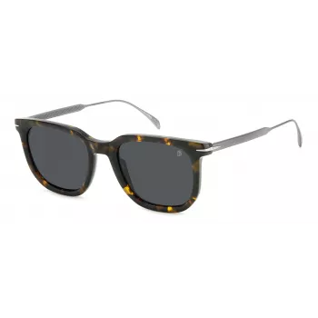 DAVID BECKHAM DB-7119-S-4HU Akinių nuo saulės rėmeliai Havana Square Vyriški 52mm
