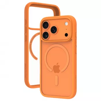 DBRAMANTE 1928 Grenen galinis dangtelis mobiliajam telefonui – suderinamas su MagSafe – perdirbtas plastikas – oranžinis – skirta „Apple“