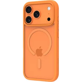 DBRAMANTE 1928 Grenen galinis dangtelis mobiliajam telefonui – suderinamas su MagSafe – perdirbtas plastikas – oranžinis – skirta „Apple“