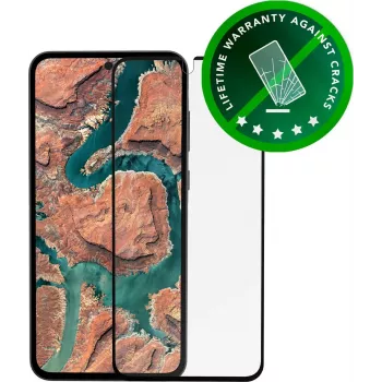 DBRAMANTE1928 Eco-Shield dėklas, skirtas Samsung Galaxy A35 5G - permatomas su juodu kraštu ES35CL006138