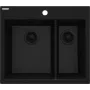 DEANTE 1.5-Bowl Granite Composite Kitchen Sink with Drainer - Graphite