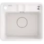 DEANTE 1-Bowl Granite Composite Kitchen Sink Black 580x440mm