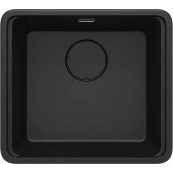 DEANTE 1-Bowl Granite Sink with Drainer, Beige, 780x435 mm