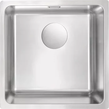 DEANTE 1-Bowl Steel Sink Onyx Black 860x500 mm