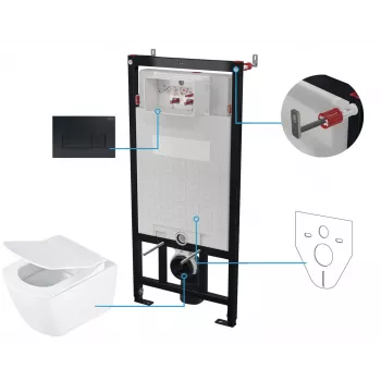 DEANTE 6-in-1 Concealed Toilet Set