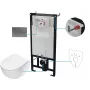 DEANTE 6-in-1 paslėptas tualeto komplektas