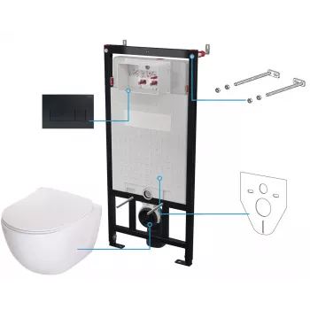 DEANTE 6-in-1 paslėptas tualeto komplektas
