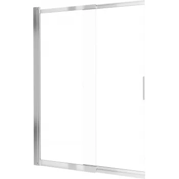 DEANTE vondu širmos ekranas 100x140 cm, chromuotas, grūdintas saugos stiklas, EOS PDD I