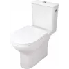 DEANTE Compact Toilet Bowl Rimless Wall-Hung White Ceramic