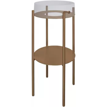 DEANTE laisvai pastatomas vonios konsolinis stalas Baltas 800x450x790 mm