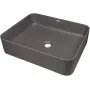 DEANTE Granite Countertop Washbasin Black 620x440mm