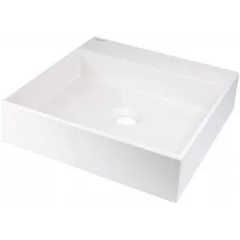 DEANTE Granite Countertop Washbasin su kriauklės anga - 400x400 mm Black Onyx