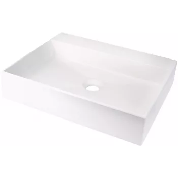 DEANTE Granite Countertop Washbasin with Tap Hole - 500x400 mm Anthracite Grey
