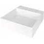 DEANTE Granite Countertop Washbasin su krano anga ir chromuotu nutekėjimo grotelėmis – grafito juoda